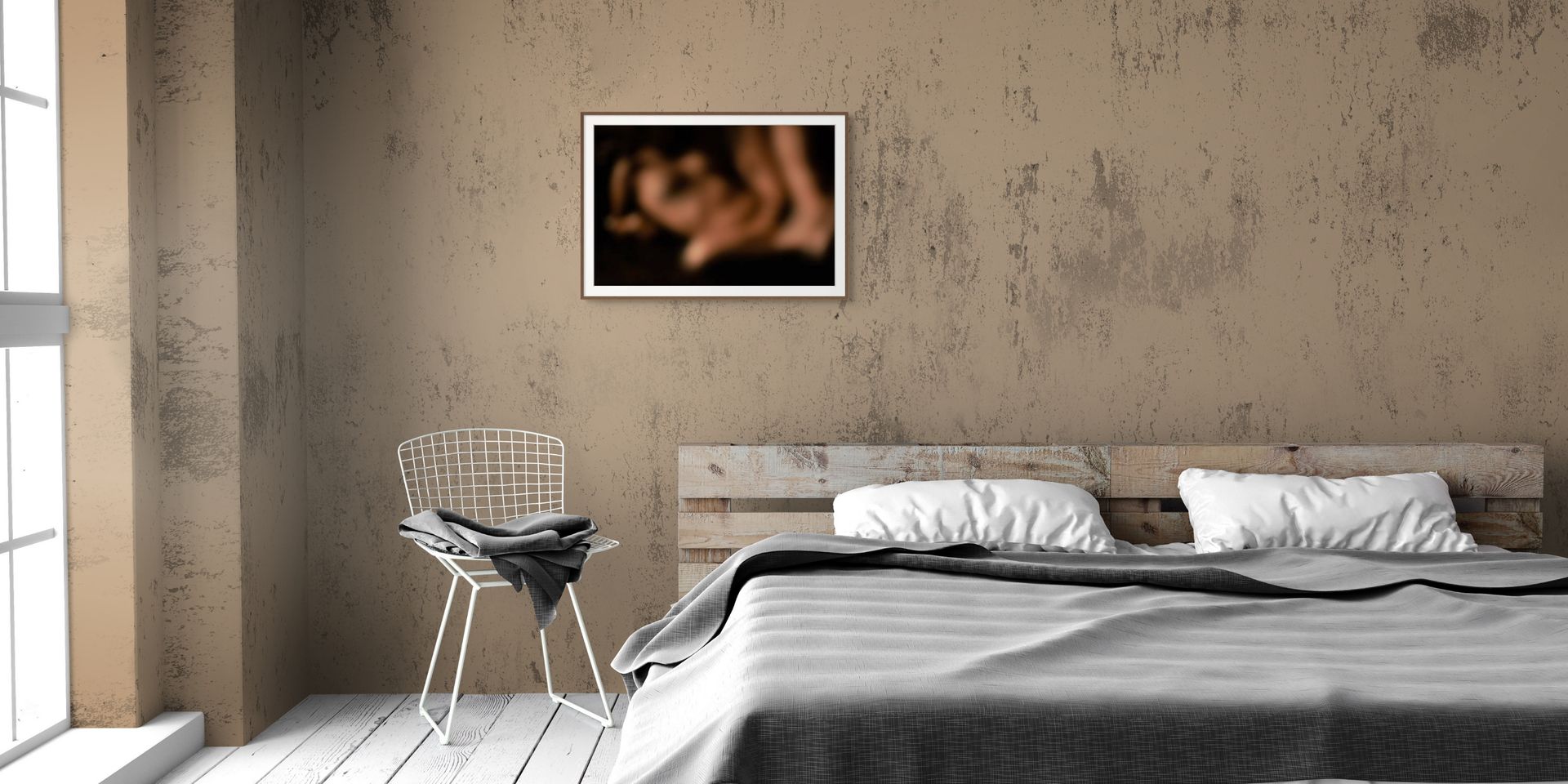 Abstract photo of bodies in a fine art photo print on giclee.
