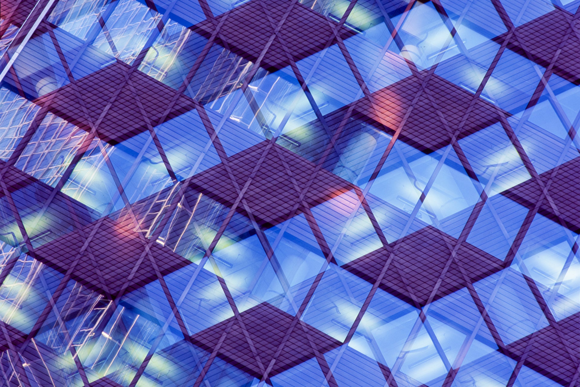 Abstract photo of an office building in Oslo, Norway.