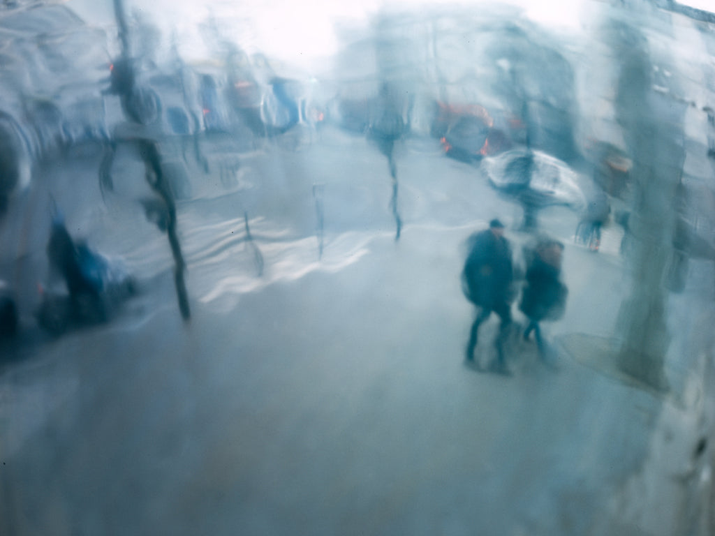Abstract photo taken on a rainy day in Paris.