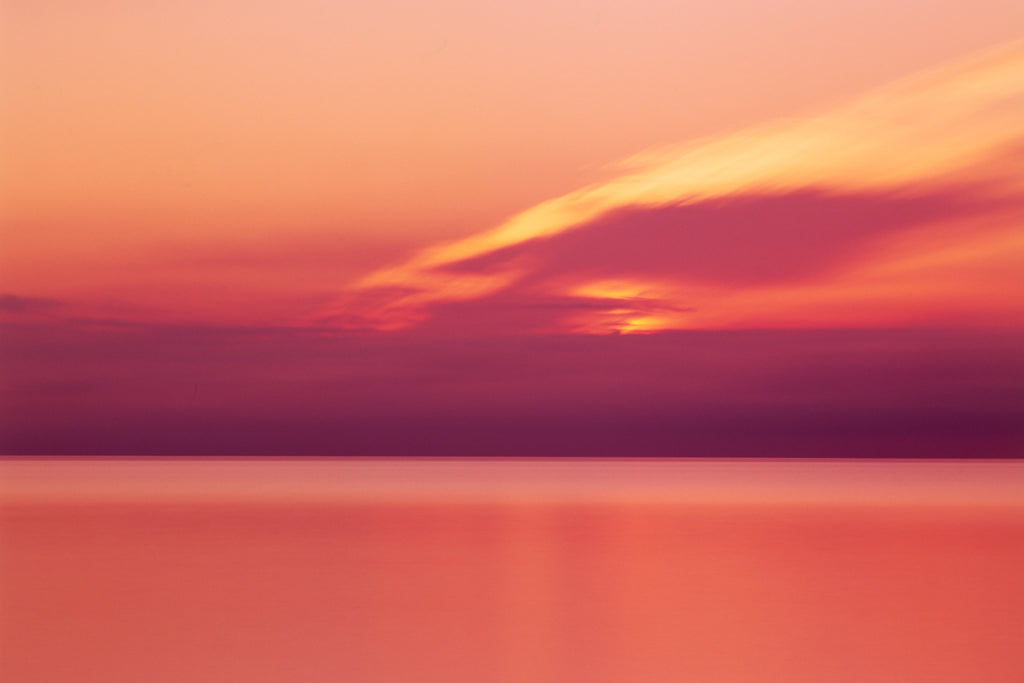 Fine art print of a long exposure sunrise on cape cod