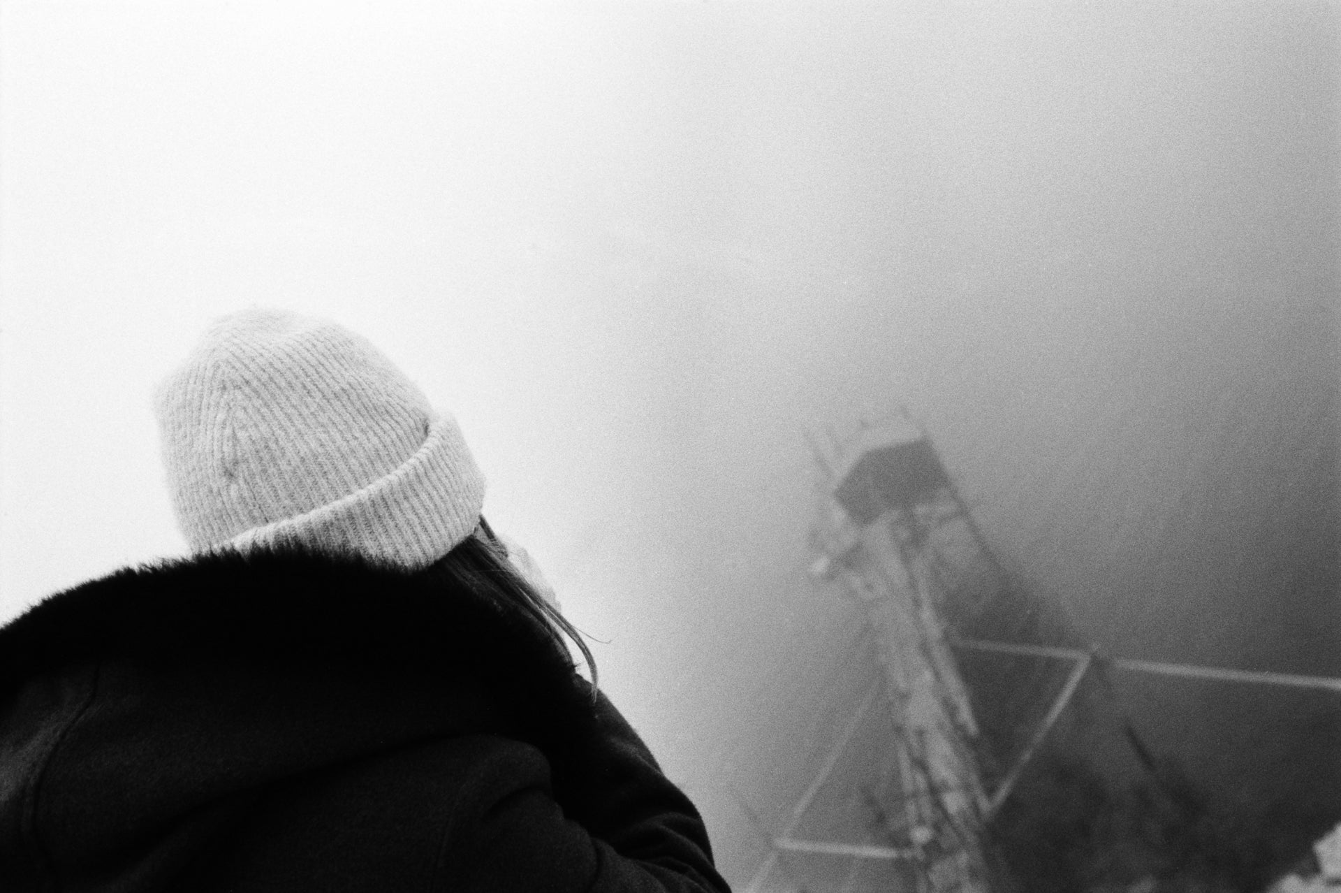 Modern style Black and White fine art print great for interior design in a room.