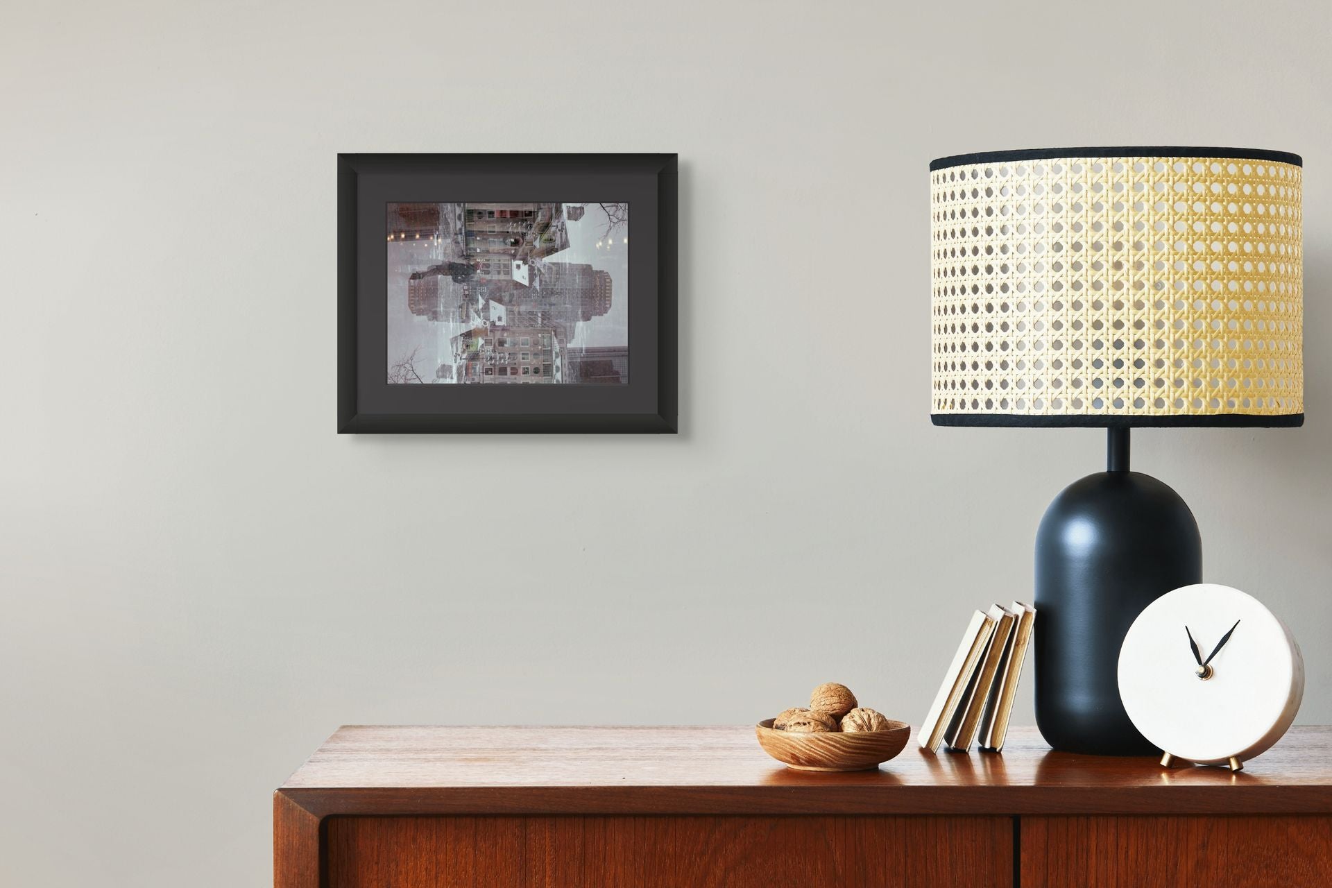 Frame fine art print of an abstract photograph done in Boston.