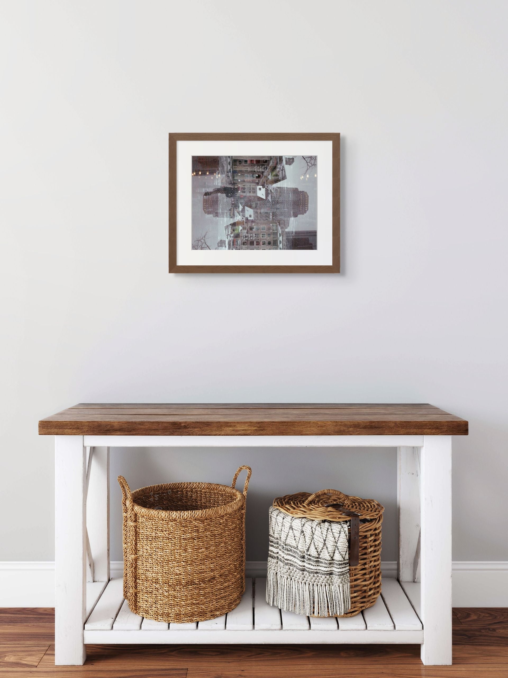 Frame fine art print of an abstract photograph done in Boston.