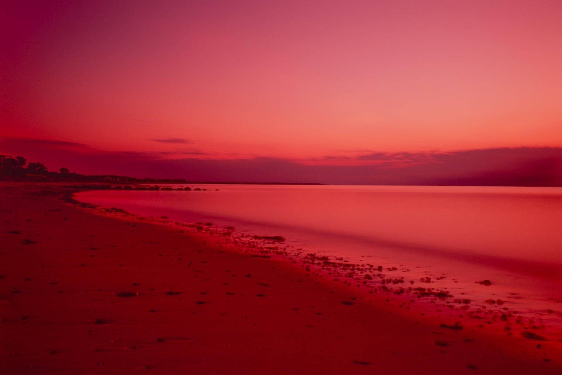 Beautiful long exposure sunrise picture perfect for giving color to any interior space.