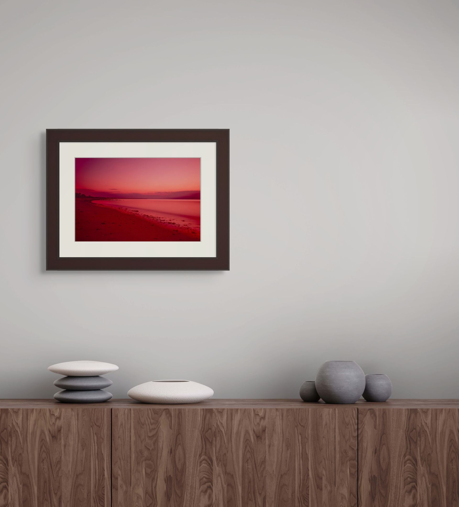Beautiful long exposure sunrise picture perfect for giving color to any interior space.